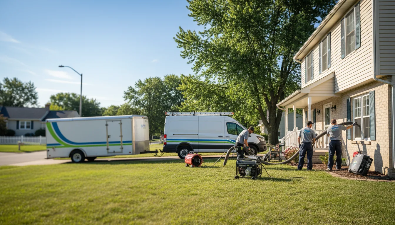 Flooded Basement Restoration And Cleanup With Repair in Ancona, IL near me